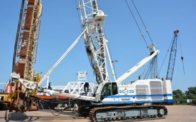 Soilmec SC120 with SH40 trench cutter and SD500 desanding plant